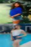 Woman strip event knickers off